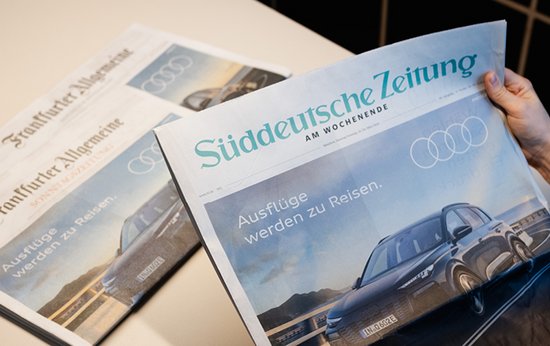Starker Auftritt: Cover Wrap von Audi